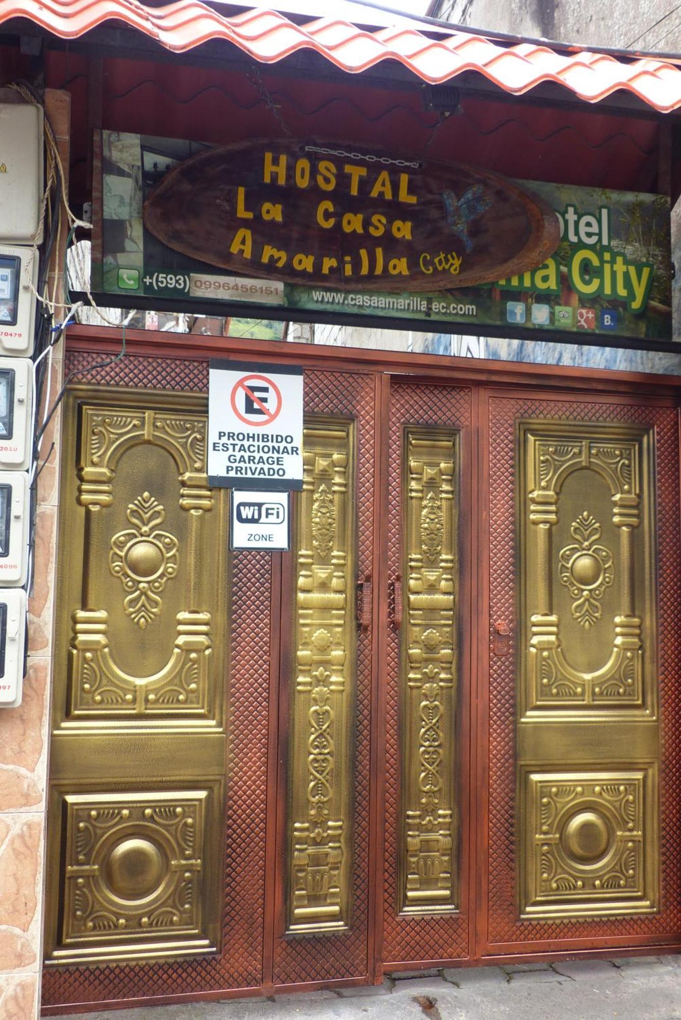 Hostal La Casa Amarilla City Baños Exterior foto